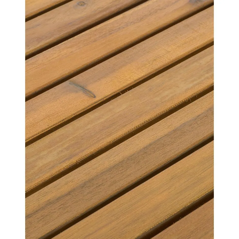 Set Lounge Para Exterior De Madera De Acacia Bo, 4 Pzas.