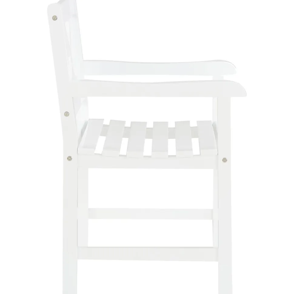 Silla Con Reposabrazos Para Exterior De Madera Rosenborg