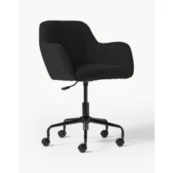 Silla De Escritorio En Tejido Boucle Lucie