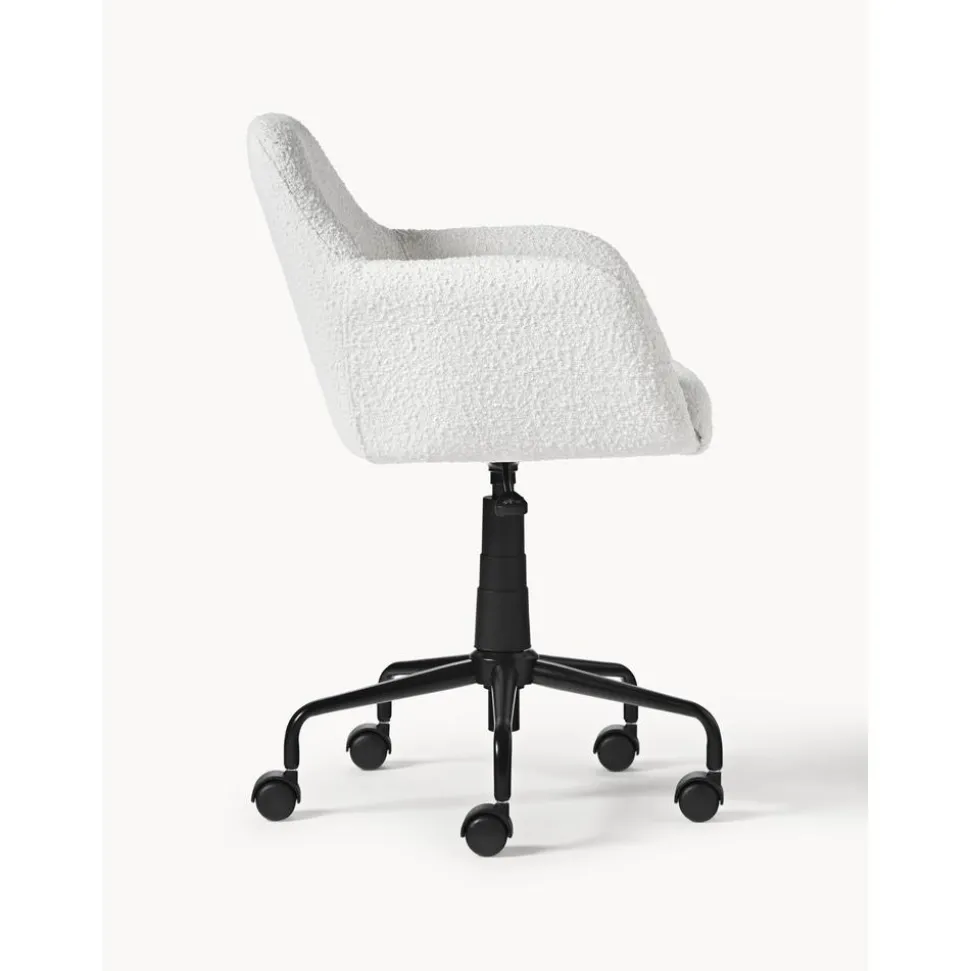Silla De Escritorio En Tejido Boucle Lucie