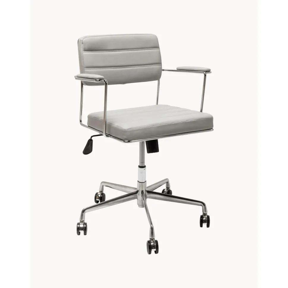 Silla De Oficina De Cuero Sintetico Dottore
