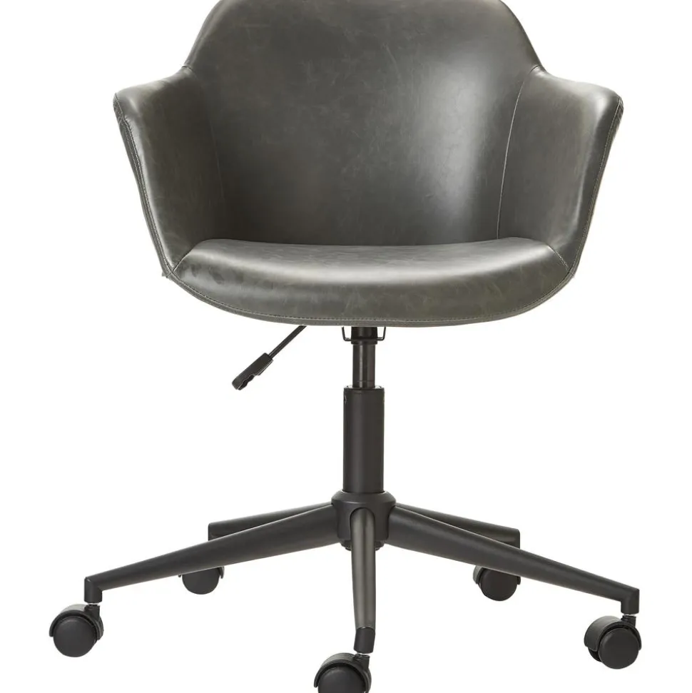 Silla De Oficina De Cuero Sintetico Fiji