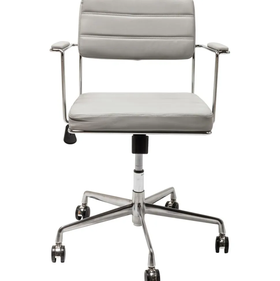 Silla De Oficina De Cuero Sintetico Dottore