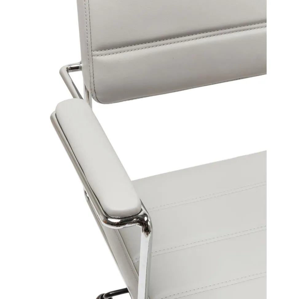 Silla De Oficina De Cuero Sintetico Dottore