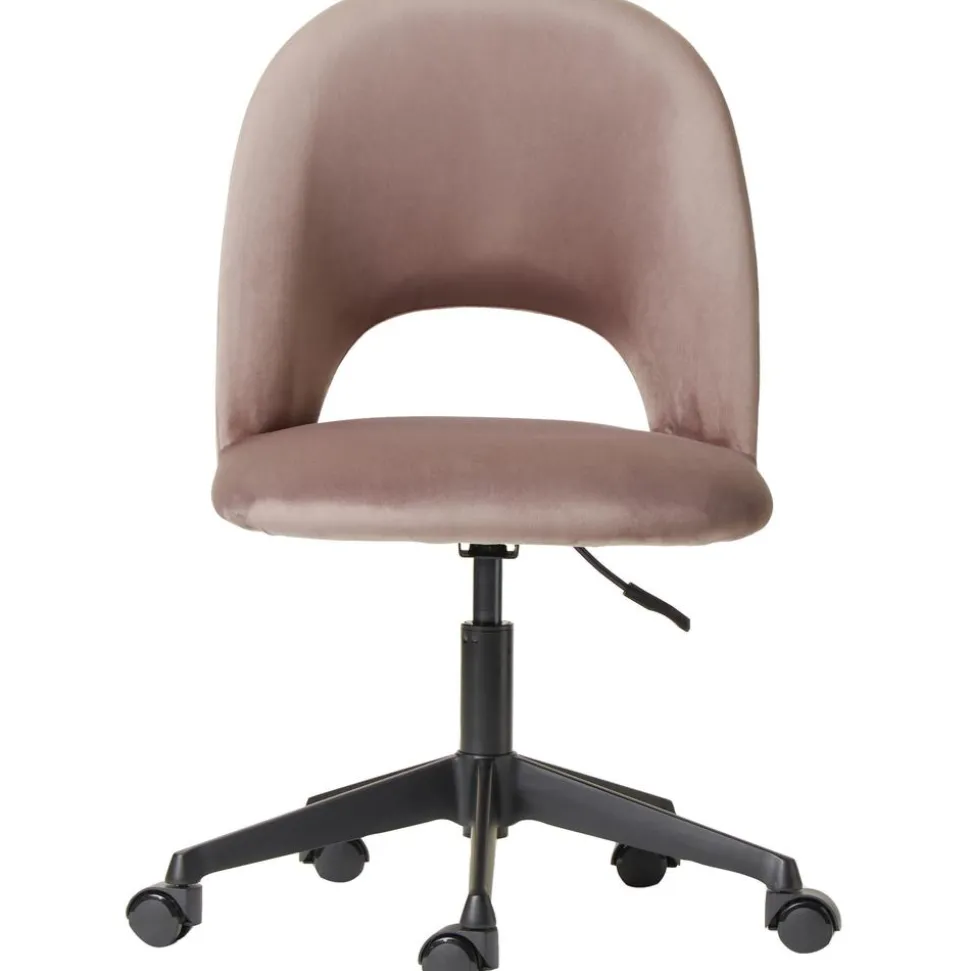 Silla De Oficina De Terciopelo Rachel, Altura Regulable
