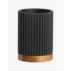 Vaso Cepillo De Dientes Con Madera Laura