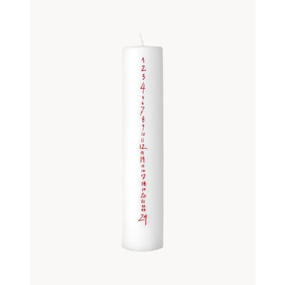 Vela Calendario De Adviento Artesanal Rustic
