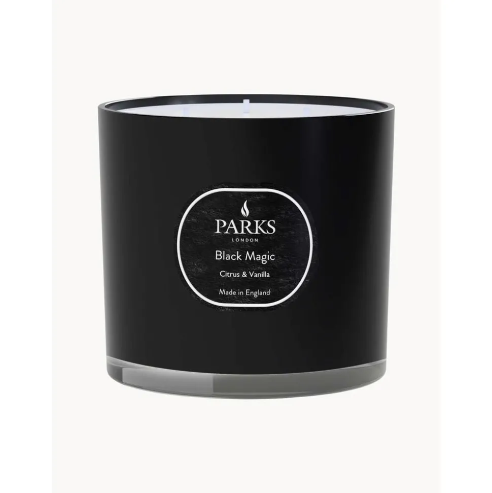 Vela Perfumada Tres Mechas Black Magic (Citricos Y Vainilla)