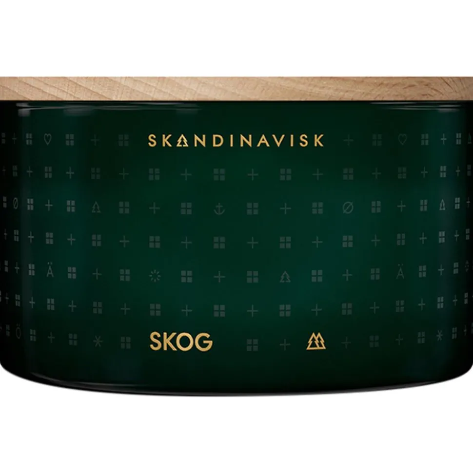 Vela Perfumada Tres Mechas Skog (Pino, Pinas, Savia De Abedul)