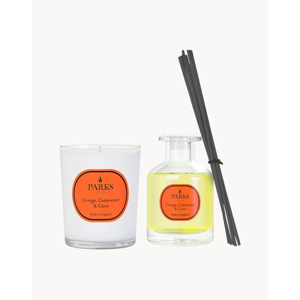 Vela Perfumada Y Ambientador Vintage Aromatherapy (Naranja, Madera De Cedro Y Clavo)