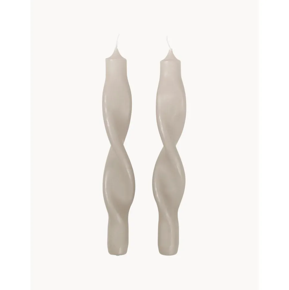 Velas Conicas Twist, 2Uds.